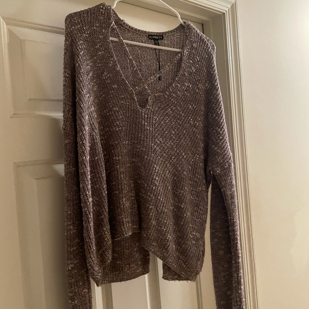 Express Criss Cross Front Sweater